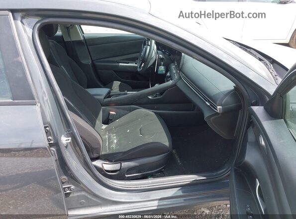 KMHLS4AG4PU612517 2023 HYUNDAI ELANTRA Серый Вид салона спереди