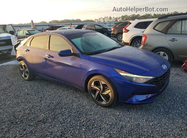 KMHLS4AG4PU631729 2023 HYUNDAI ELANTRA Blue Առջևի աջ