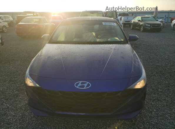 KMHLS4AG4PU631729 2023 HYUNDAI ELANTRA Blue Դիմացի տեսք