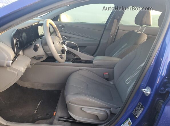 KMHLS4AG4PU631729 2023 HYUNDAI ELANTRA Blue Սալոնի դիմացի տեսք