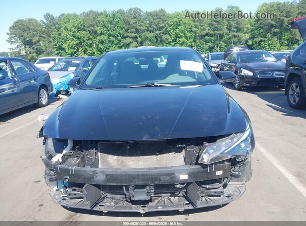 KMHLS4AG5NU276468 2022 HYUNDAI ELANTRA Black Սալոնի հետևի տեսք