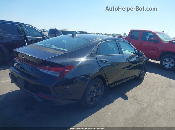 KMHLS4AG5NU276468 2022 HYUNDAI ELANTRA Black Հետևի աջ