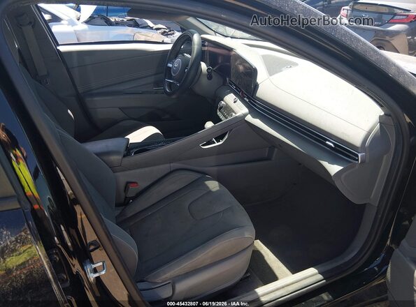 KMHLS4AG5PU383409 2023 HYUNDAI ELANTRA Black Widok wnętrza z przodu