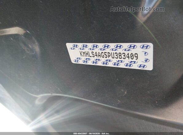 KMHLS4AG5PU383409 2023 HYUNDAI ELANTRA Black Widok komory silnika