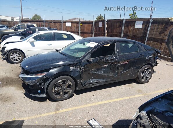 KMHLS4AG5PU383409 2023 HYUNDAI ELANTRA Black Widok wnętrza 360 stopni