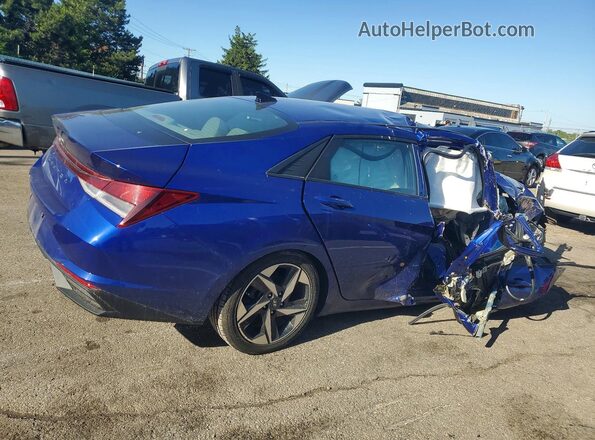 KMHLS4AG5PU417168 2023 HYUNDAI ELANTRA Blue 