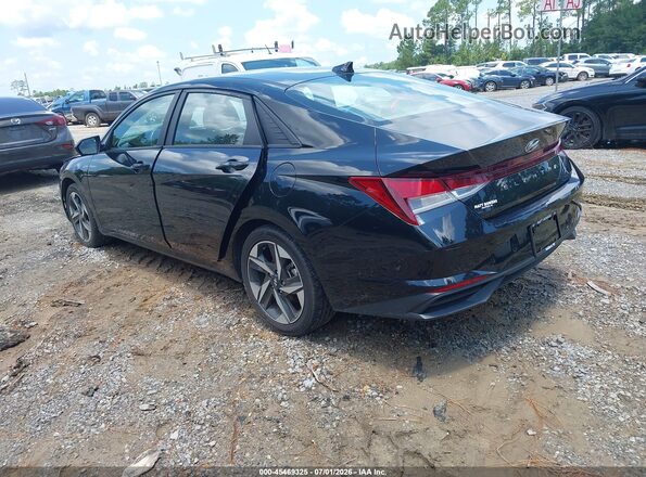 KMHLS4AG5PU464488 2023 HYUNDAI ELANTRA Black Trasero izquierdo