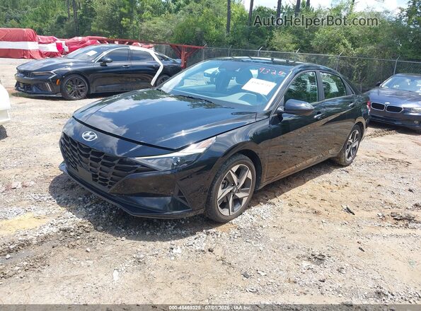 KMHLS4AG5PU464488 2023 HYUNDAI ELANTRA Black Vista tres cuartos delantera izquierda