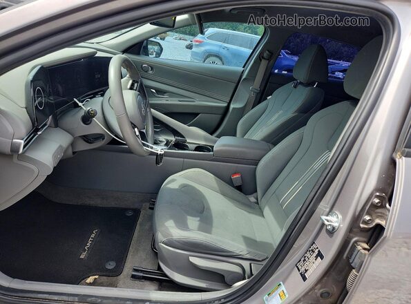 KMHLS4AG5PU486491 2023 HYUNDAI ELANTRA Charcoal Vista interior delantera