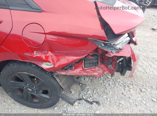 KMHLS4AG6MU064340 2021 HYUNDAI ELANTRA Red Widok z przodu