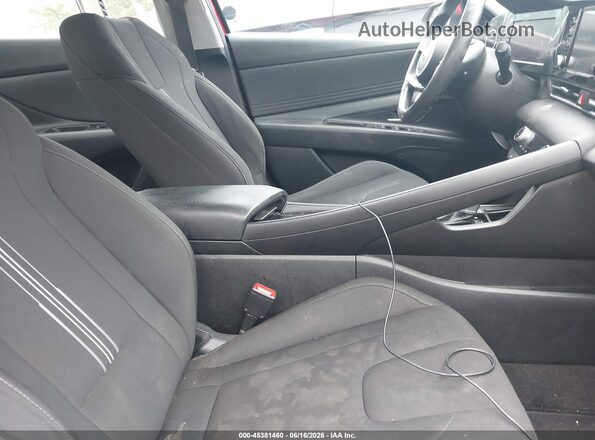 KMHLS4AG6MU064340 2021 HYUNDAI ELANTRA Red Widok wnętrza z przodu