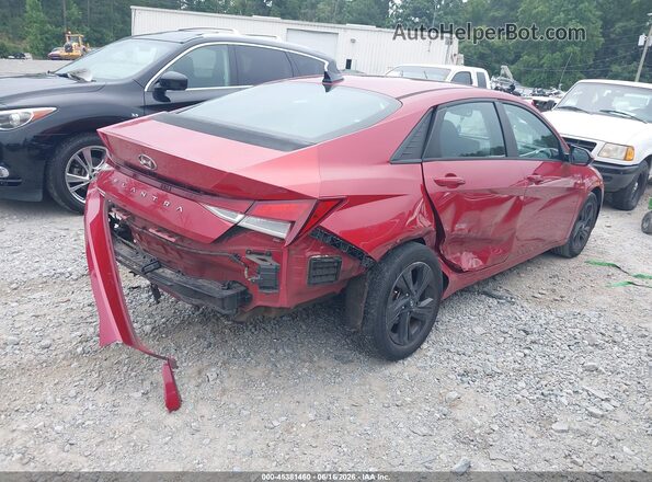 KMHLS4AG6MU064340 2021 HYUNDAI ELANTRA Red Tył prawy