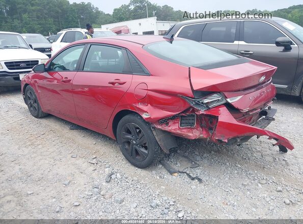 KMHLS4AG6MU064340 2021 HYUNDAI ELANTRA Red Tył lewy