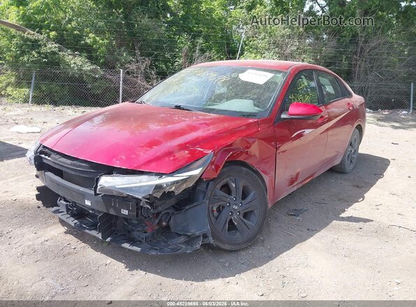 KMHLS4AG6MU168942 2021 HYUNDAI ELANTRA Red Vista frontal