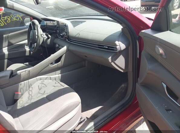 KMHLS4AG6MU168942 2021 HYUNDAI ELANTRA Red Vista interior delantera