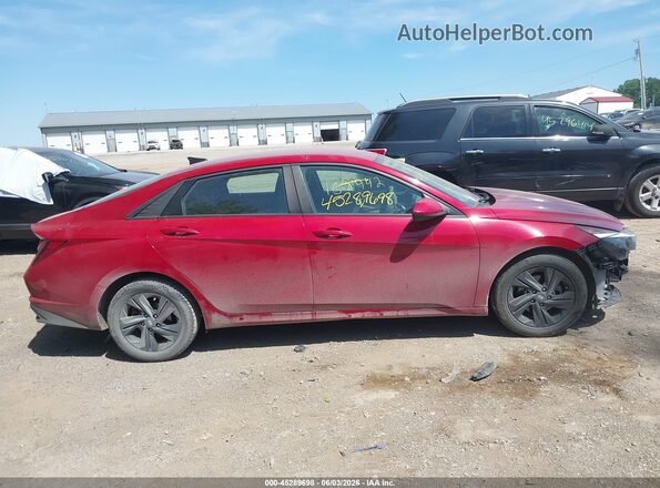 KMHLS4AG6MU168942 2021 HYUNDAI ELANTRA Red Vista interior trasera