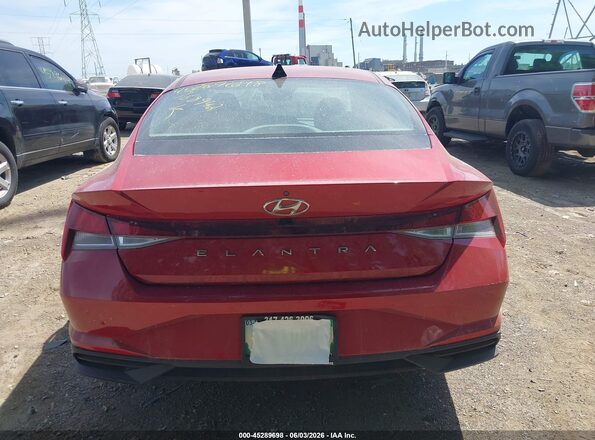 KMHLS4AG6MU168942 2021 HYUNDAI ELANTRA Red 