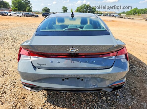 KMHLS4AG6NU306755 2022 HYUNDAI ELANTRA Gray Հետևի տեսք