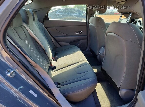 KMHLS4AG6NU306755 2022 HYUNDAI ELANTRA Gray Հետևի նստատեղերի տեսք