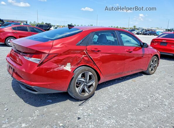 KMHLS4AG6PU418717 2023 HYUNDAI ELANTRA Red Հետևի աջ
