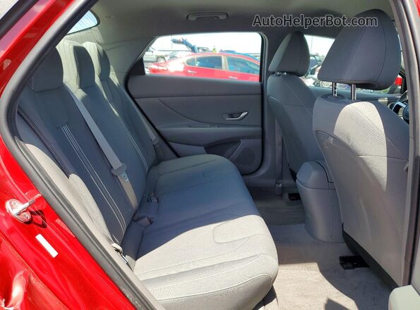 KMHLS4AG6PU418717 2023 HYUNDAI ELANTRA Red Հետևի նստատեղերի տեսք