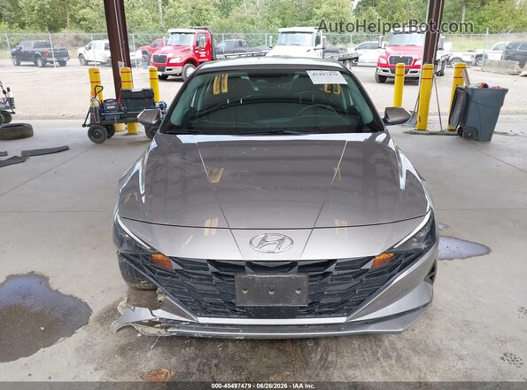 KMHLS4AG6PU521748 2023 HYUNDAI ELANTRA Серебряный Вид щитка приборов