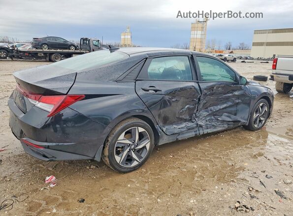 KMHLS4AG6PU568021 2023 HYUNDAI ELANTRA Black Հետևի աջ