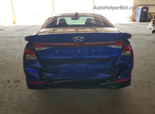 KMHLS4AG6PU591783 2023 HYUNDAI ELANTRA Синий Вид сзади