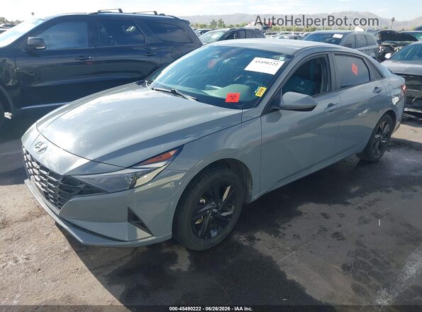 KMHLS4AG7MU193638 2021 HYUNDAI ELANTRA Gray Przód lewy