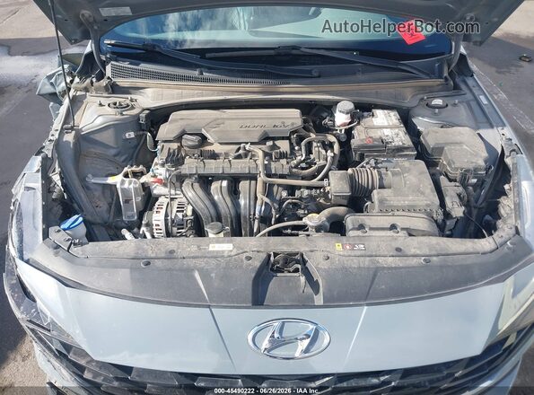 KMHLS4AG7MU193638 2021 HYUNDAI ELANTRA Gray Widok z tyłu