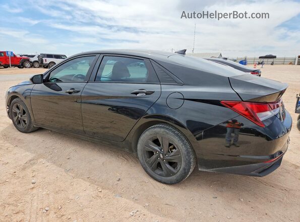 KMHLS4AG7MU211717 2021 HYUNDAI ELANTRA Черный Задняя левая четверть