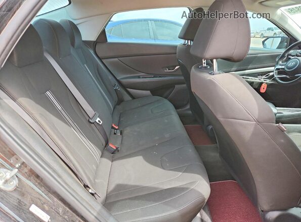 KMHLS4AG7MU211717 2021 HYUNDAI ELANTRA Черный Вид задних сидений