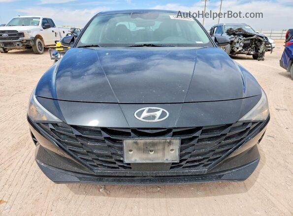 KMHLS4AG7MU211717 2021 HYUNDAI ELANTRA Черный Вид спереди