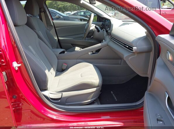 KMHLS4AG7NU336279 2022 HYUNDAI ELANTRA Red Widok wnętrza z przodu