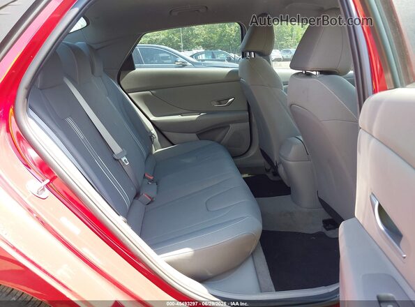 KMHLS4AG7NU336279 2022 HYUNDAI ELANTRA Red Widok naklejki z numerem VIN
