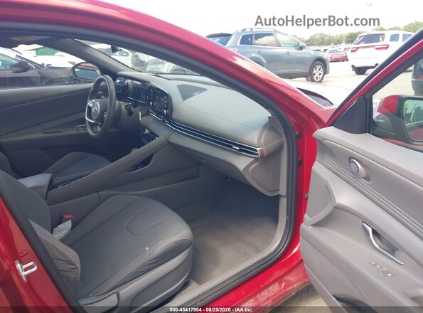 KMHLS4AG7NU342843 2022 HYUNDAI ELANTRA Red Սալոնի դիմացի տեսք