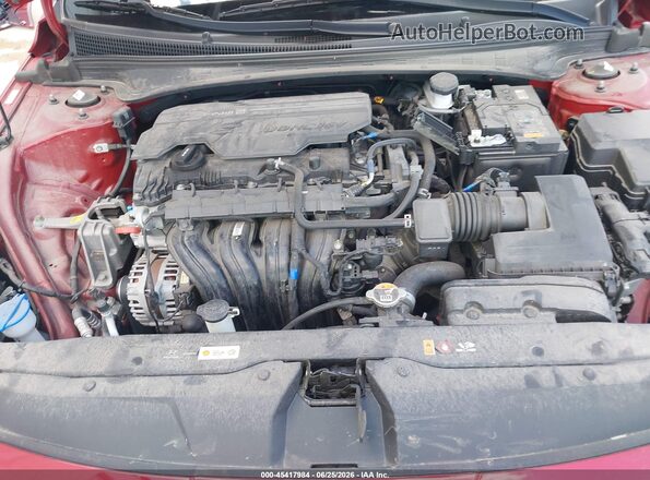 KMHLS4AG7NU342843 2022 HYUNDAI ELANTRA Red Հետևի տեսք
