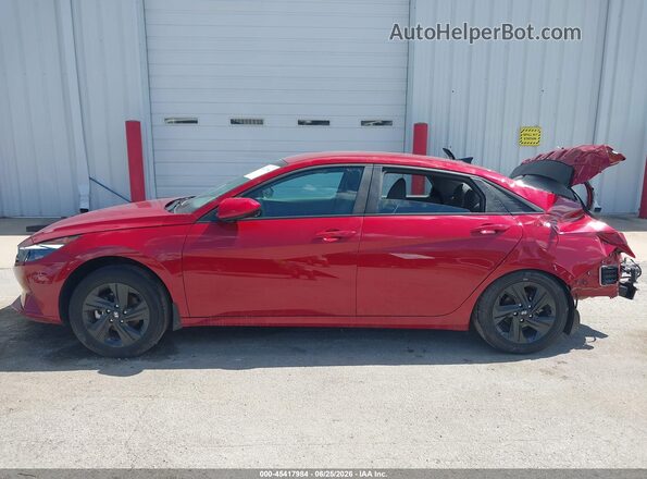KMHLS4AG7NU342843 2022 HYUNDAI ELANTRA Red Սալոնի 360 աստիճան տեսք