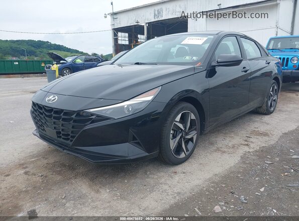 KMHLS4AG7PU595793 2023 HYUNDAI ELANTRA Black 