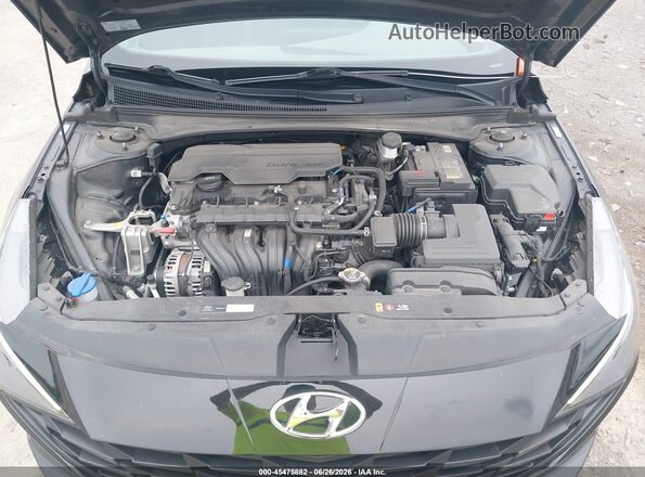 KMHLS4AG7PU595793 2023 HYUNDAI ELANTRA Black Widok z tyłu