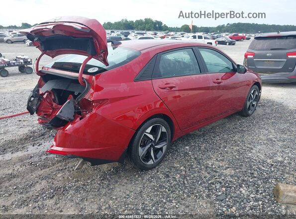 KMHLS4AG7PU597656 2023 HYUNDAI ELANTRA Red უკანა მარჯვენა