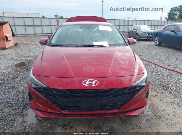 KMHLS4AG7PU597656 2023 HYUNDAI ELANTRA Red ხელსაწყოთა პანელის ხედი