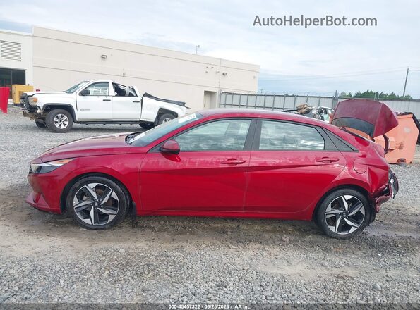 KMHLS4AG7PU597656 2023 HYUNDAI ELANTRA Red სალონის 360-გრადუსიანი ხედი