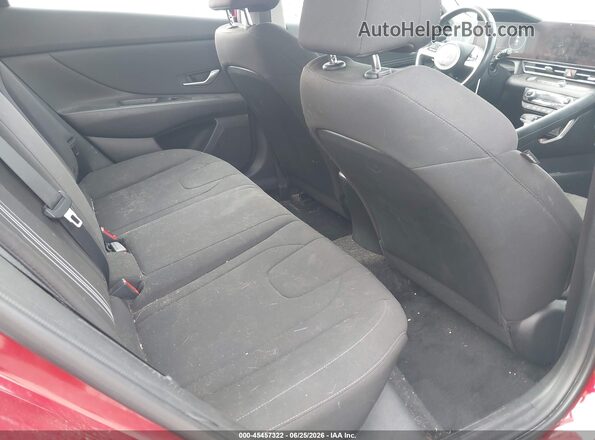 KMHLS4AG7PU597656 2023 HYUNDAI ELANTRA Red VIN კოდის სტიკერის ხედი