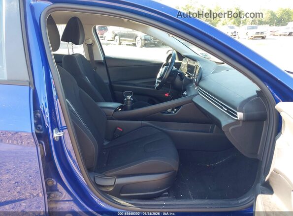 KMHLS4AG8MU189937 2021 HYUNDAI ELANTRA Blue Vista interior delantera