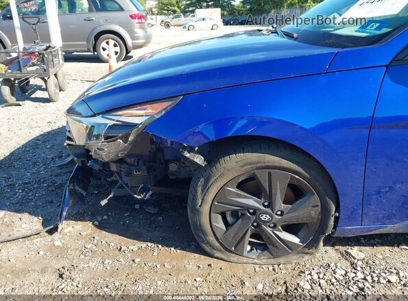 KMHLS4AG8MU189937 2021 HYUNDAI ELANTRA Blue Vista frontal