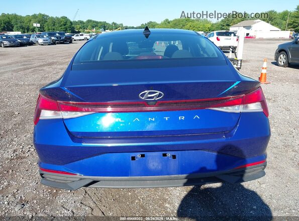 KMHLS4AG8MU189937 2021 HYUNDAI ELANTRA Blue 