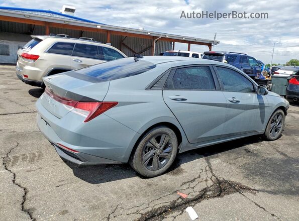KMHLS4AG8MU194362 2021 HYUNDAI ELANTRA Gray Задня права чверть