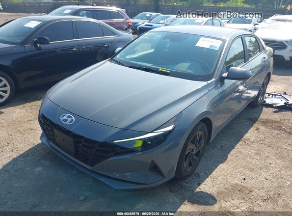 KMHLS4AG8NU369775 2022 HYUNDAI ELANTRA Gray Передня ліва чверть