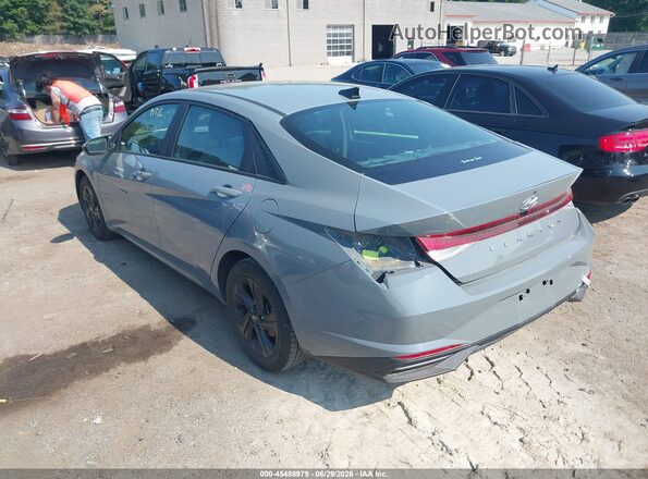 KMHLS4AG8NU369775 2022 HYUNDAI ELANTRA Gray Задня ліва чверть